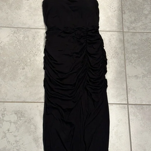 Klassy Network Black Tube Top Brami Dress, Size L - Picture 2 of 3